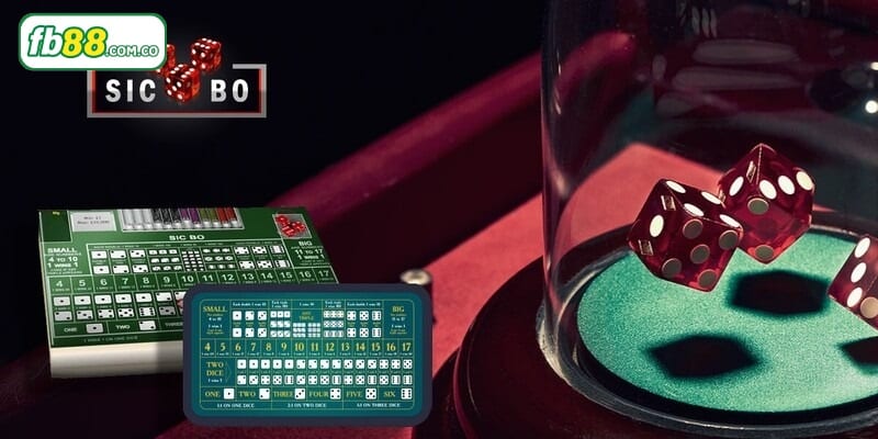 Bắt đầu ván Sicbo FB88, anh em thực hiện đặt cược vào các cửa có sẵn